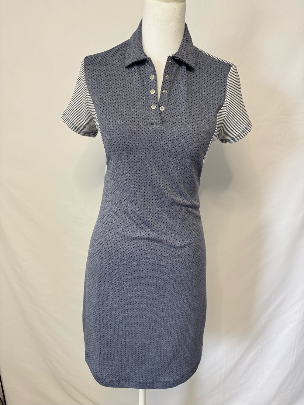 Grand Slam On Point Chevron Polo Tennis Golf Dress Size XS